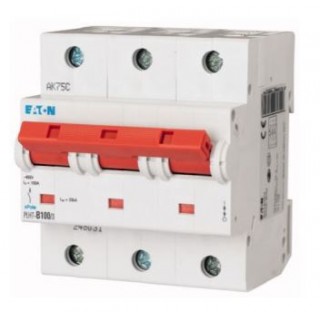 Автоматический выключатель PLHT-D100/3, 3P, 100A, ХАР-КА D, 20KA, 4.5M
