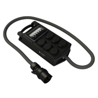 Переносной щит с розетками EVOL SCORPION (0255-061-005-1) BLACK
