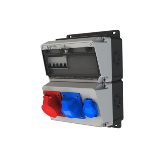 Навесной щит с розетками EVOL BLOCKBOX (0104-004-1)