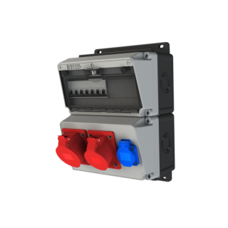 Навесной щит с розетками EVOL BLOCKBOX (0104-005-1)