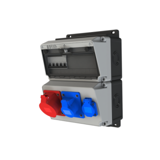 Навесной щит с розетками EVOL BLOCKBOX (0104-006-1)