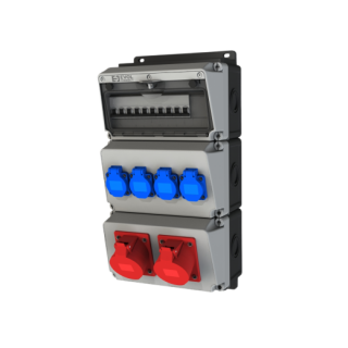 Навесной щит с розетками EVOL BLOCKBOX (0104-011-1)