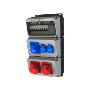 Навесной щит с розетками EVOL BLOCKBOX (0104-017-1)